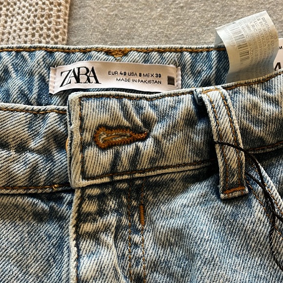 Zara High rise slim Mom ankle jeans - Picture 5 of 6